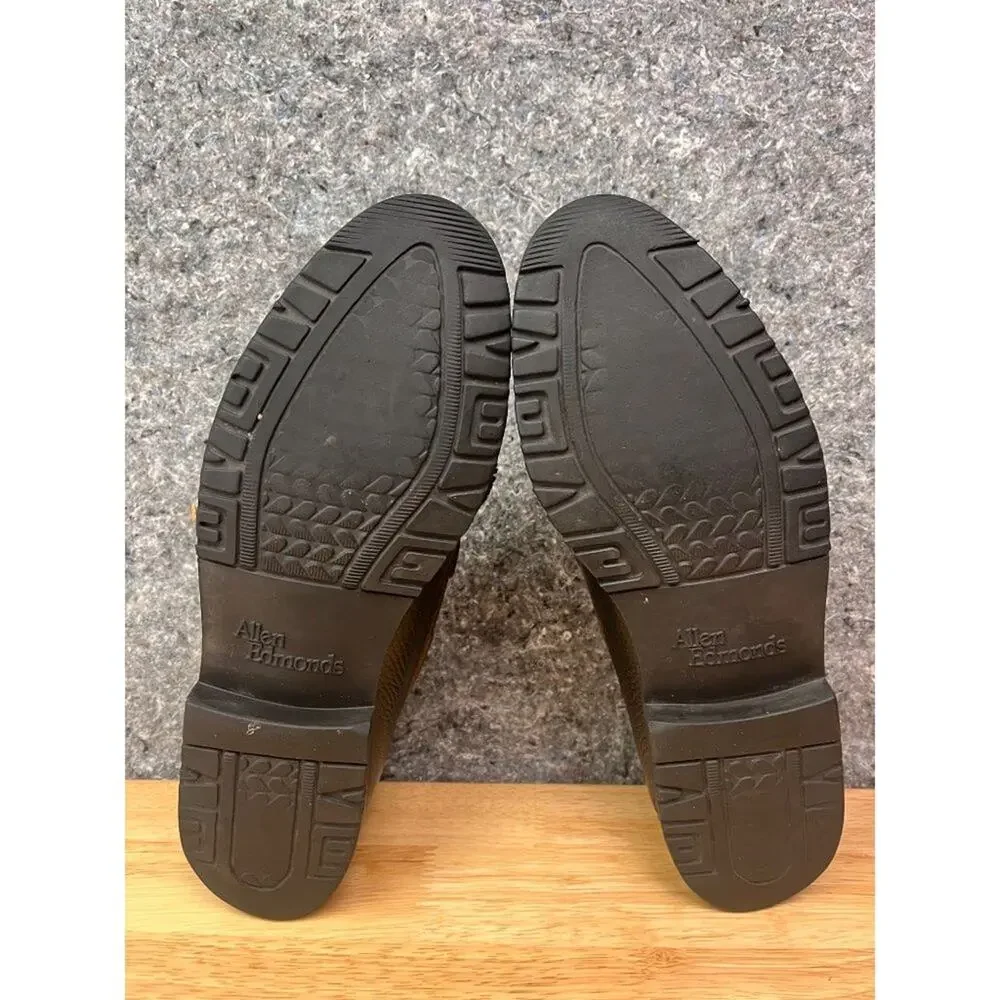 Allen Edmonds Shoes Loafers Mens 10.5 D Black and Brown Nashua Kilted Tassel